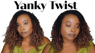 Yanky Twist Crochet hair from Amazon Youngther store | Crochet Braids | Color 1, 30, 27| @MissOla