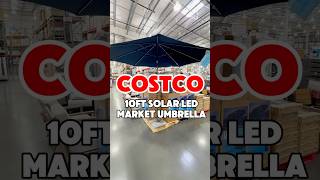 ☀️Must-Have Solar LED Patio Umbrella at Costco!#costco #costcofinds