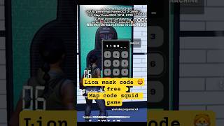 HOW TO GET free VIP LION Mask code and map code fortnite squid game🦁   #squidgame #fortnite #shorts