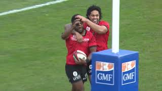 TOP 14 - Essai de Setariki TUICUVU (RCT) - RC Toulon - Racing 92