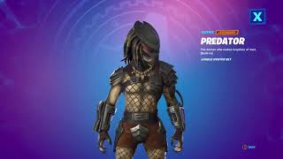 ALL Predator Rewards NOW Unlockable! (The Predator Skin, Emote, LEGENDARY Pickaxe, Wrap + MORE)