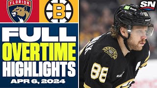 Florida Panthers at Boston Bruins | FULL Overtime Highlights - April 6, 2024