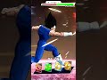 god vegeta use russing rush dragon ball legends