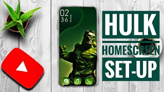 Hulk Homescreeen setup for android | miui theme