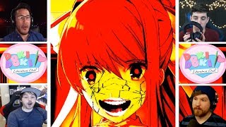 Let's Players Reaction To The Monika Jumpscare | Doki Doki Literature Club