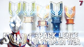 [5 in 1] Review Spark Lence Ultraman Tiga HD