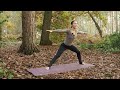 40 min grounding yoga flow all levels yoga to feel calm u0026 grounded