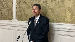 2024年11月14日　笠国対委員長　与野党国対委員長会談後ぶら下がり