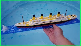 WILL THIS LEGO COPY TITANIC MODEL FLOAT ??