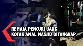 Remaja Pencuri Uang Kotak Amal Masjid Ditangkap