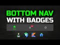 How to Make A Bottom Navigation With Badges in Jetpack Compose - Android Studio Tutorial