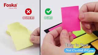 75g Paper 5 Colors 3 Sizes 225 Sheets  Colorful Sticky note set G5009