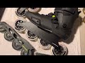 Endless Blading co 100 / 110 RB , Rollerblade Twister XT with Endless blades , skate frames review