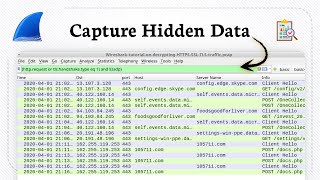 How to capture https traffic using Wireshark