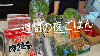 #8【5日間献立】OKストアでまとめ買い/月曜日〜土曜日の夜ごはん/4人家族/料理Vlog