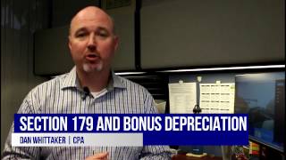 How Section 179 \u0026 Bonus Depreciation Work