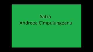 Andreea Campulungeanu - Satra (Cover)