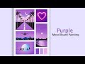 Easy art ideas for when you are bored || purple mood board || Easy Painting for beginners #art