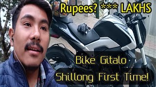 Rupees *** Lakhs ni  Bike Gitalo First Time Shillong // Tanggittik Shillong Re.anga // Bike Taraka