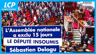 L'Assemblée nationale a exclu 15 jours le député insoumis Sébastien Delogu - 28/05/2024