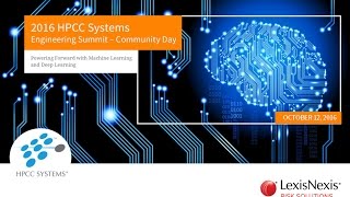 Track Four 3:00PM-5:00PM - HPCC Systems in the Community: Driving Innovation