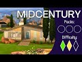 How To Build a MID CENTURY MODERN Like a Nerd - Base Game In-Depth Sims 4 Building Tutorial