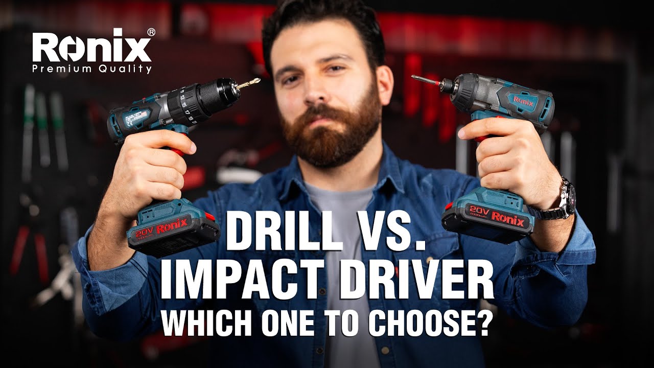 Drill Vs Impact Driver Differences Youtube