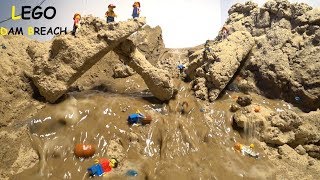 LEGO DAM BREACH - SAND COLLAPSE