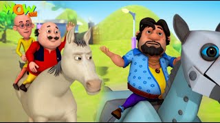 Motu और Patlu को मिला Robot Horse | Hindi Cartoon For Kids | Kahani | Motu Patlu Vs John | #spot