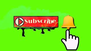 Black drip Subscribe button Green screen| free download