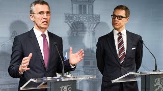 NATO Secretary General with Prime Minister of Finland, 05 MAR 2015