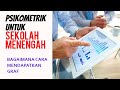 CARA GUNA APPS APLIKASI PSIKOMETRIK SEKOLAH MENENGAH