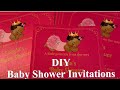 DIY Baby Shower Invitations/ Canva/ Silhouette