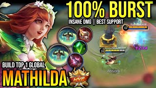 MATHILDA BEST BUILD 2023 | BUILD TOP 1 GLOBAL MATHILDA GAMEPLAY | MOBILE LEGENDS✓