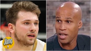 Reacting to Luka Doncic not dunking on an easy basket vs. the Hornets | The Jump