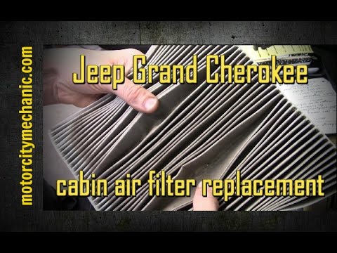 2011-2015 Jeep Grand Cherokee cabin air filter removal 2011-2015 Jeep Grand Cherokee cabin air filter removal