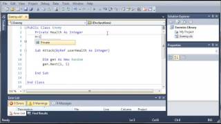 Visual Basic Tutorial 145 Game Part 1 Class Libraries YouTube