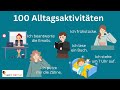 100 daily activities in German | Was machst du jeden Tag? | Learn German | Sprechen | A2-B1