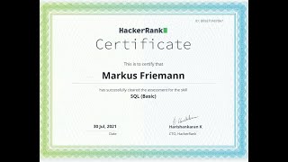 SQL BASIC Certification Skills Test on Hackerrank Detailed SOLUTION!