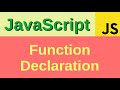 Function declaration - Basic JavaScript Fast (13)