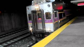 (HD) MBCR 1812 passes through Forest Hills 5 minutes late. .