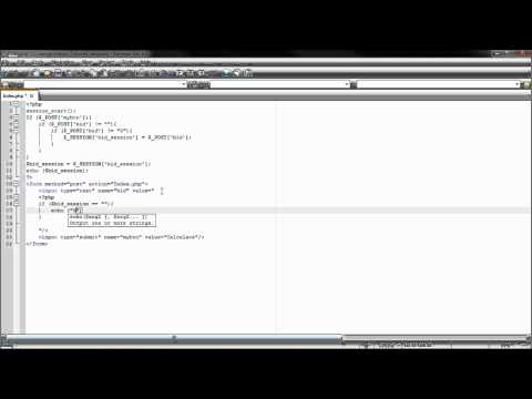 PHP Session: Form Data PHP Session: Form Data