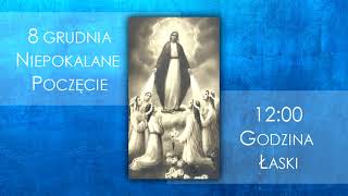 8 GRUDNIA - ŚWIĘTO NIEPOKALANEGO POCZĘCIA NMP - godz. 12.00 Godzina Łaski!