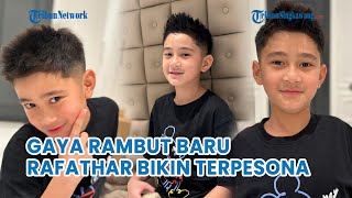 Biasa Tampil Berponi, Potret Rafathar yang Makin Ganteng dan Charming Dengan Gaya Rambut Spike