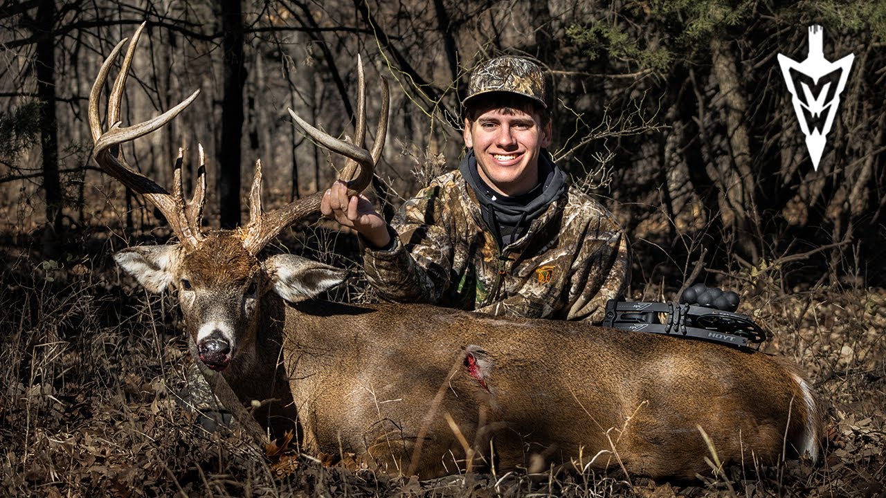 Self Filmed Kansas Stud, My Best Season Ever | Midwest Whitetail - YouTube