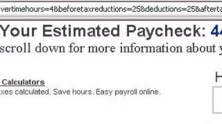 How To Use Advanced Paycheck Calculator Morecalculators Com
