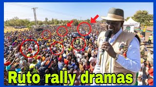 red alert🚨shocking scenes from ruto taita \u0026 kajido rally ends prematurely