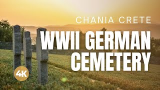 WORLD WAR II GERMAN CEMETERY in Maleme CHANIA CRETE | Greece Deutscher Soldatenfriedhof in [ 4K ]