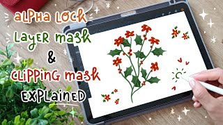 Procreate Masks: A Beginner's Guide to Alpha Lock, Layer Mask and Clipping Mask.