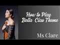 How to Play Bella Ciao Theme  (free sheet music)